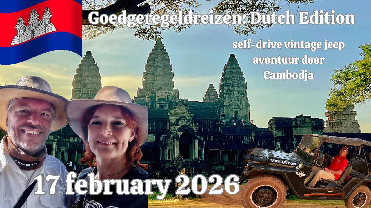 Self drive jeep tour Cambodja