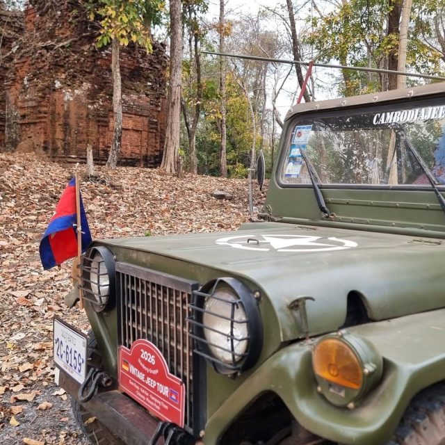 Your adventure. Your Jeep. Your journey. 🚙💨
Experience the freedom of exploring Cambodia on a self-drive adventure like no other.

👉For more info. about jeep tours:
☎️ 012 908 524 / 098 908 524 / 098 513118
📬 info@cambodiajeep.com
🌏 www.cambodiajeep.com
#LotosRallye2026 #CambodiaJeep #SelfDriveAdventure #VisitCambodia #AdventureTravel #VintageJeep #ExploreCambodia #RoadTrip #TravelCambodia #GrandFinale