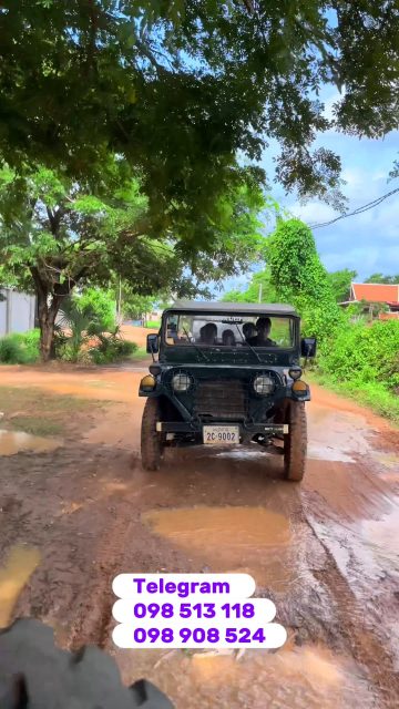 🔥 ជិះតាមភូមិតាមប្រាសាទ 😁🚗

📍 រថយន្តស្អាត​ និង​​​ ល្អ
📍 មានជាងពិនិត្យរាល់ថ្ងៃ
📍 មានច្រើនពណ៌ ច្រើនជម្រើស

📲 ទាក់ទងតាម Telegram : 098 908 524 / 098 513 118
🌍 www.cambodiajeep.com

#ឡានជួលសៀមរាប #ឡានជួល #cambodiajeep #jeep #ហ្សុីប #ហ្សុីបជួល