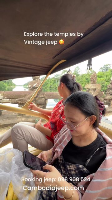 The best vintage jeep tour in Siem Reap, family time 🥰

👉For more info. about jeep tours:
☎️+855(0) 98 513 118 / +855 (0)12 908 524 / +855 (0)98 908 524
📬info@cambodiajeep.com
🌏www.cambodiajeep.com