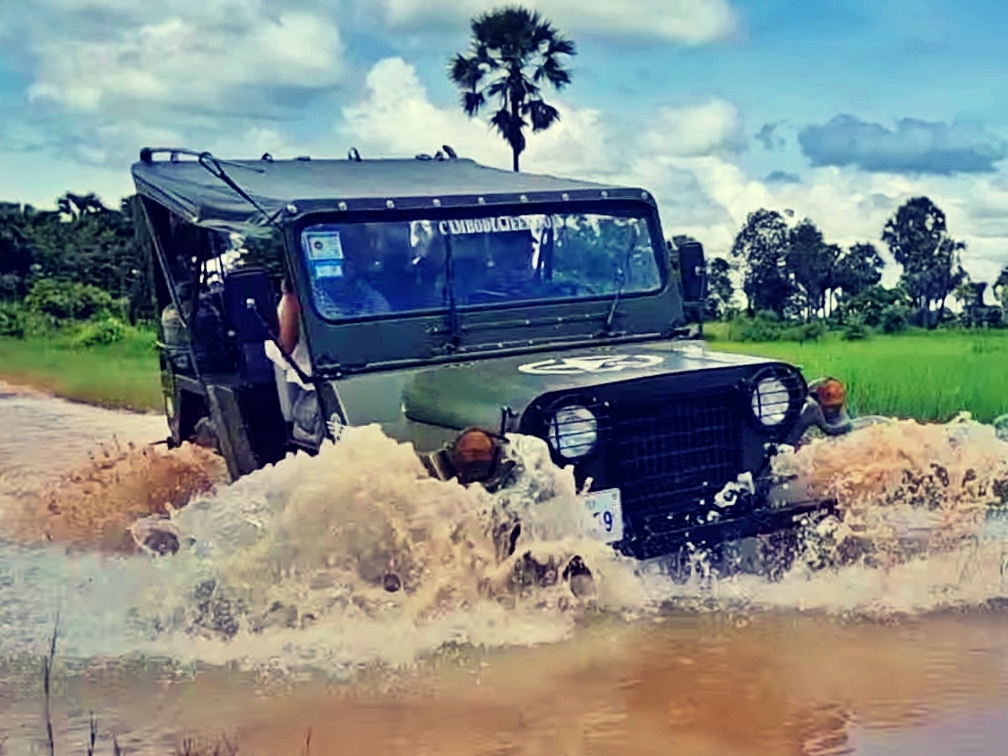 Jeep tours in green season in Cambodia